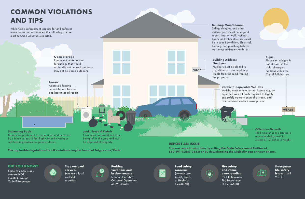 Common violations infographic